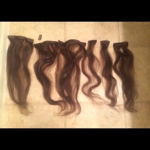 ••SOLD•• Brown Wavy Hair Extensions