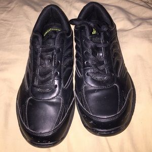 Black work shoes