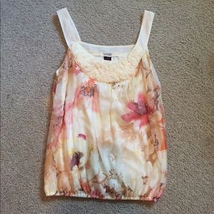 Beautiful floral tank top
