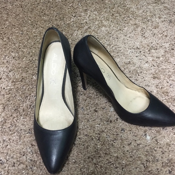 ALDO leather heels