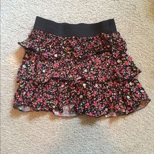 Flirty floral skirt