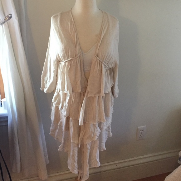 Moth Antrhopologie ruffled sweater