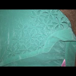 Turquoise Lilly Pulitzer Elsa Top w/ Cutout Detail