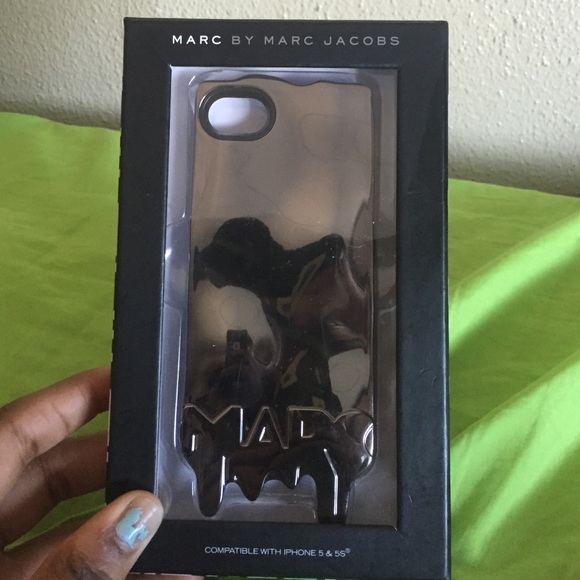 Marc Jacobs iPhone 5/5s case sliver and black