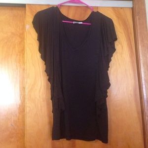 Black Roxy Short Sleeve Shirt