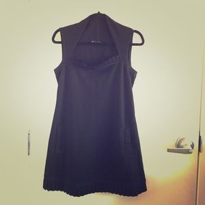 BCBG black biz casual dress, comfortable and cute