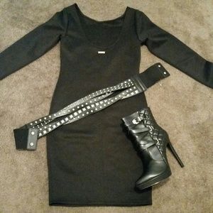 Kardashian bodycon dress &belt bundle