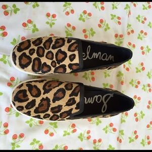 Reserved - Sam Edelman leopard print sneakers