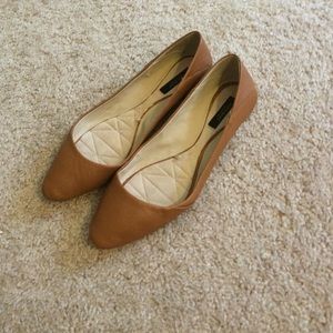 Zara tan flats