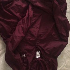 Victoria secret PINK maroon rain/wind braker