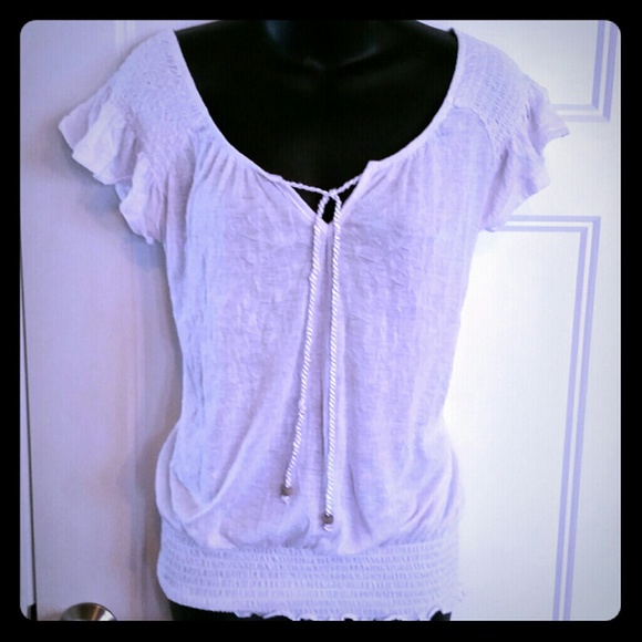 White feminine blouse