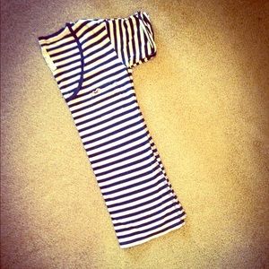 SALE! Blue and white striped tee