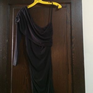 Black off the shoulder dress