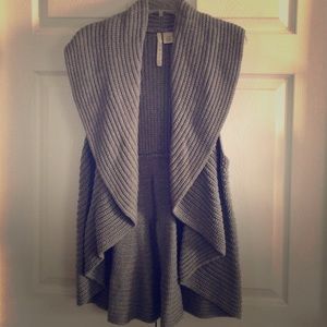 Grey sweater vest