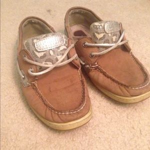 Silver Leopard Sperrys