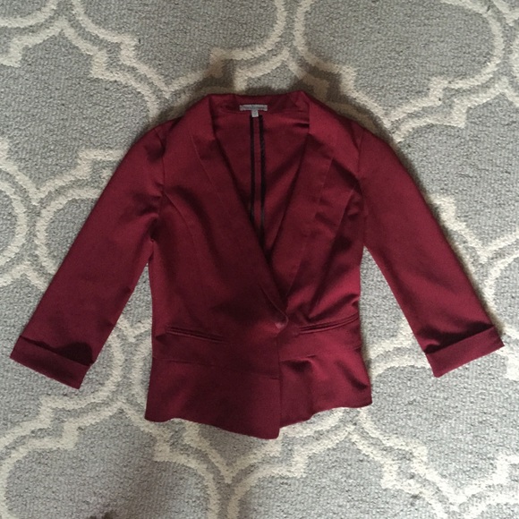 Dark red Charlotte Russe jacket - Picture 1 of 4