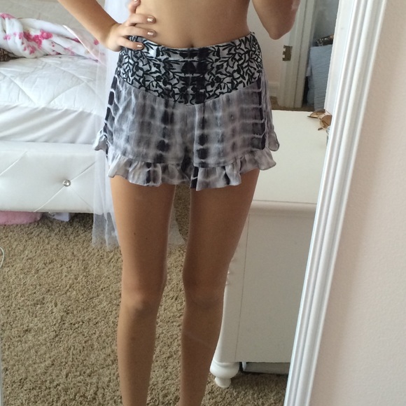 Tie dye shorts