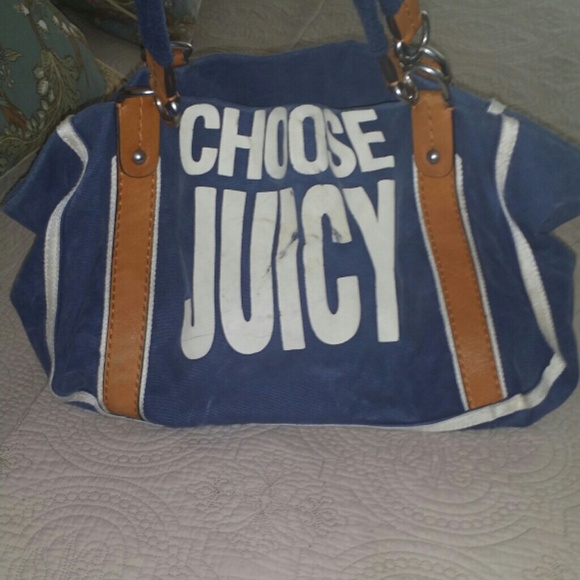 Juicy Couture denim shoulder bag