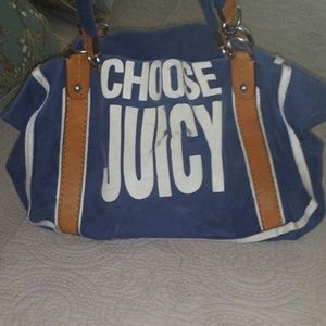 Juicy Couture denim shoulder bag