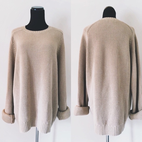 ***SOLD***Vintage Land's End Tan Sweater