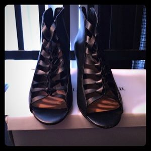 Kelsi dagger leather wedges (wore one time)
