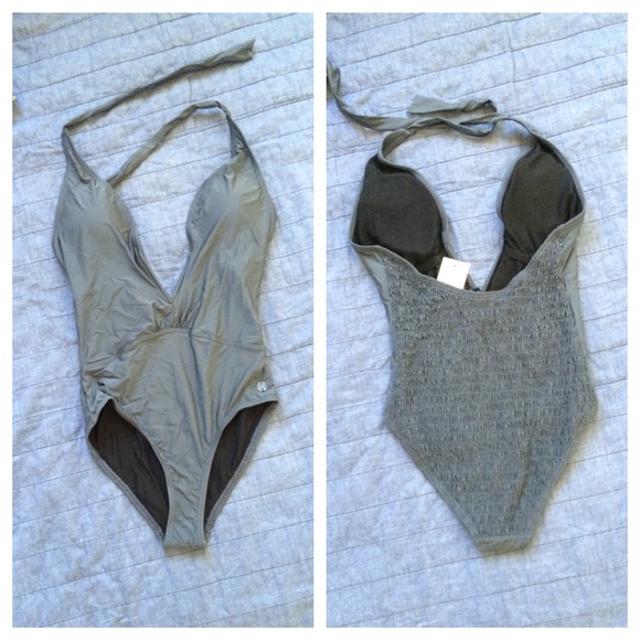 ❗️NOT FOR SALE❗️Grey One Piece Bathing Suit