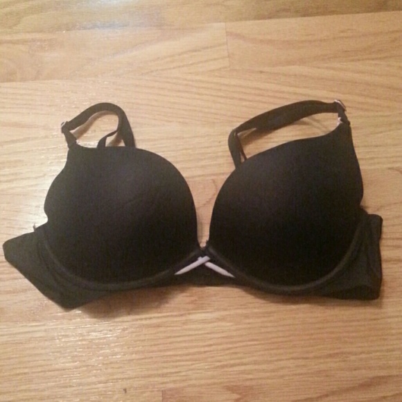 Black 34B Multi-Way Pushup Bra
