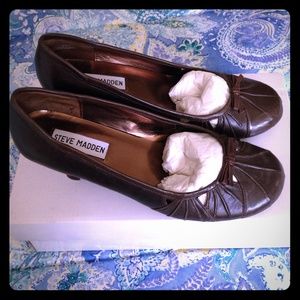 Brown leather Steve Madden Heels