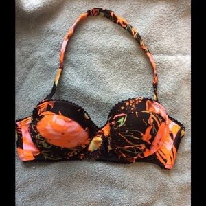 Cute bustier swim top