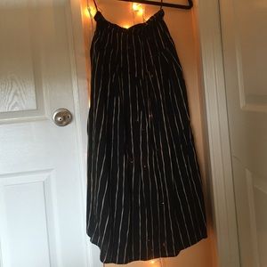 Black and cream maxi skirt.