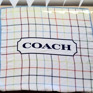 Multicolored Coach Scarf