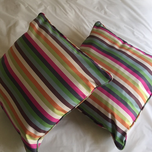 Coach Legacy Stripe Pillows