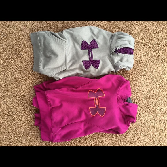 Two under armour sweatshirts!