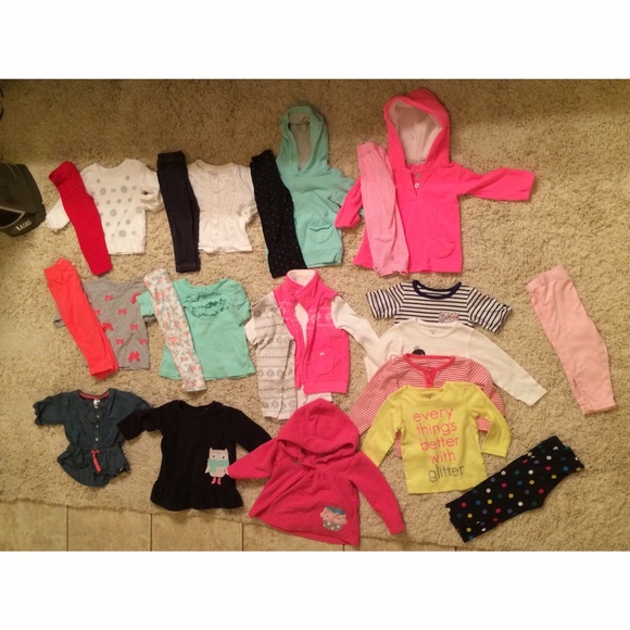 Baby Girl Carter's Lot Size 12 month