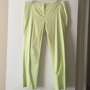 Reduced!!! NY&Co lime green ankle pants