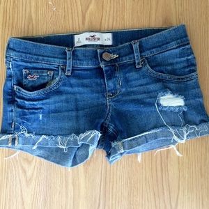 Hollister jean shorts