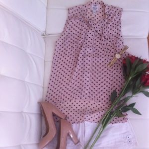 Pink polkadot Urban Outfitters top