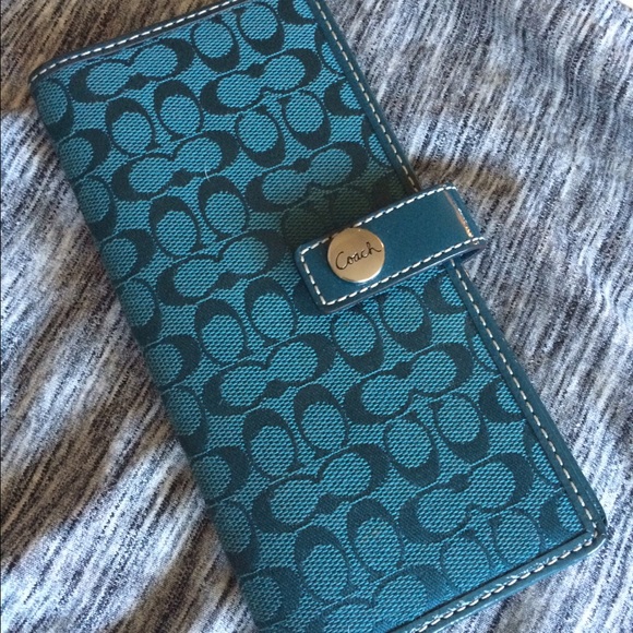 Coach checkbook cover