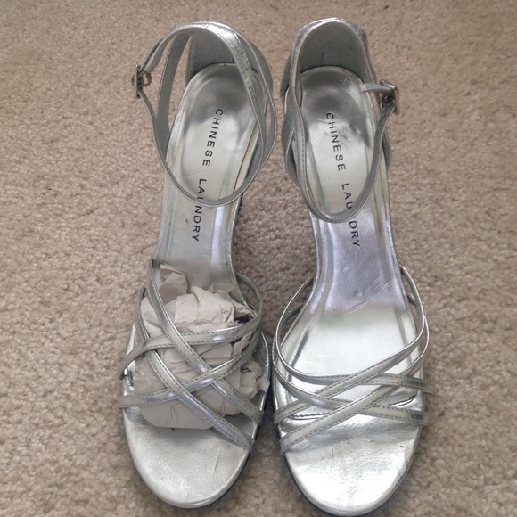 Silver heels