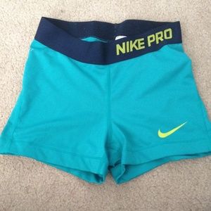 Nike pro running shorts