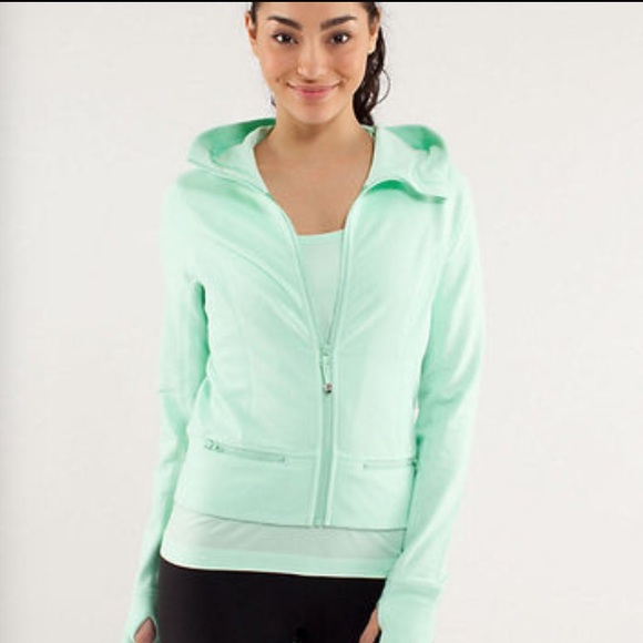 Mint green lululemon hoodie