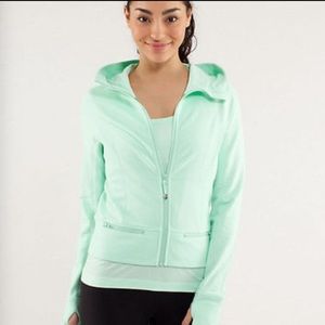 Mint green lululemon hoodie
