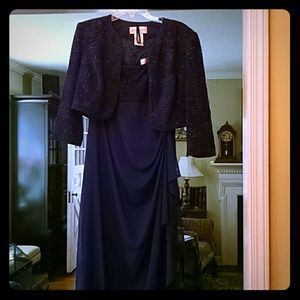 Blue Mother of the Bride Gown