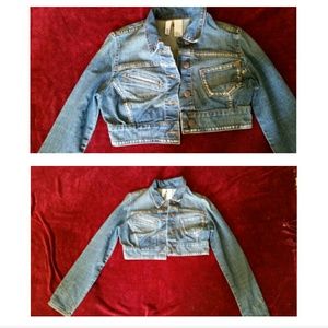 Mid torso jean jacket