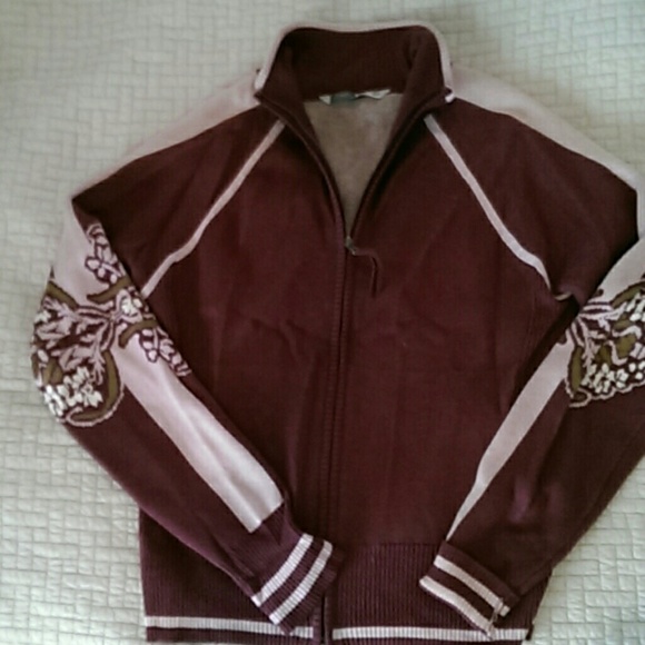 Athleta Sweaters - Athleta Sz large zip up cardigan sweater