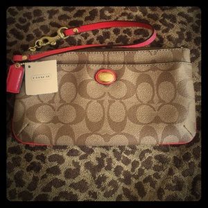 Authentic coach wristlet