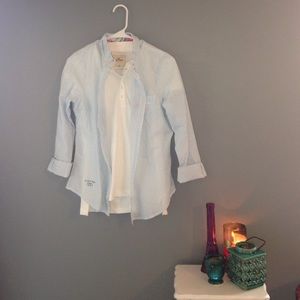 Women's button up polo shirt