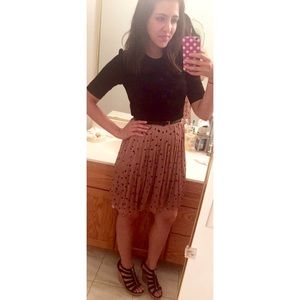 Black and gold Polka Dot Dress