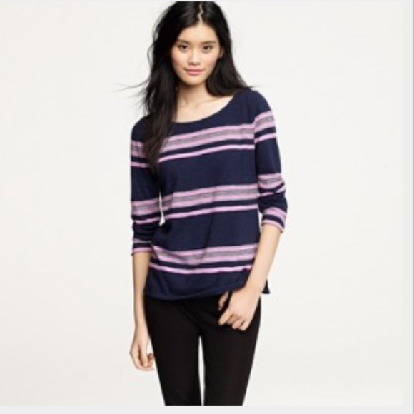 J. Crew boardwalk stripe teee
