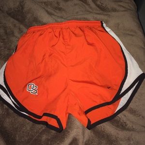 Nike Oregon State University Beaves running shorts